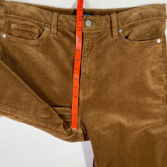 Banana Republic Premium Denim High Rise Straight Ankle Corduroy Pants Size 31L - Picture 7 of 13